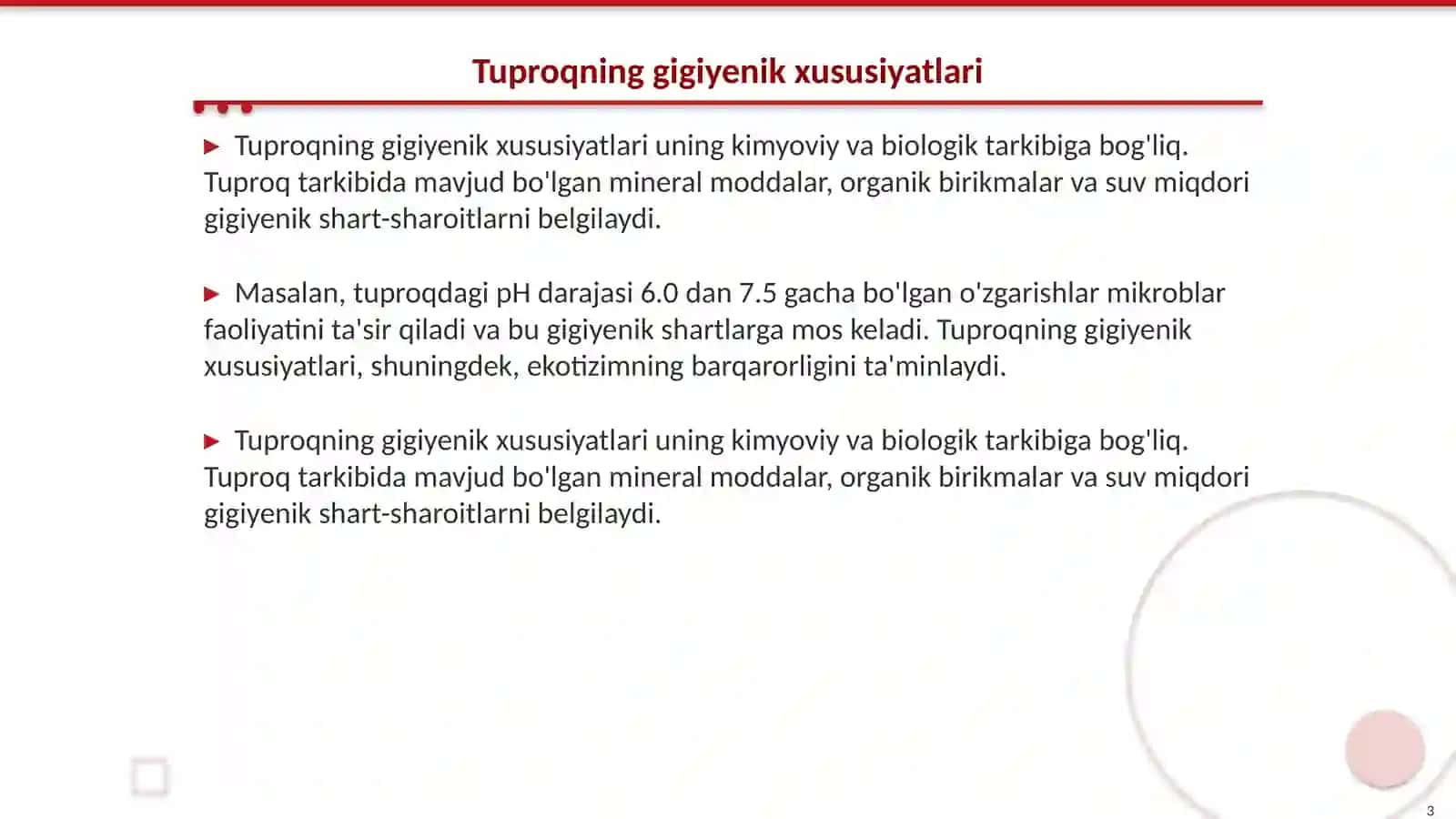 Tuproqning gigiyenik va epidemiologiyaliq ahamiyati 3