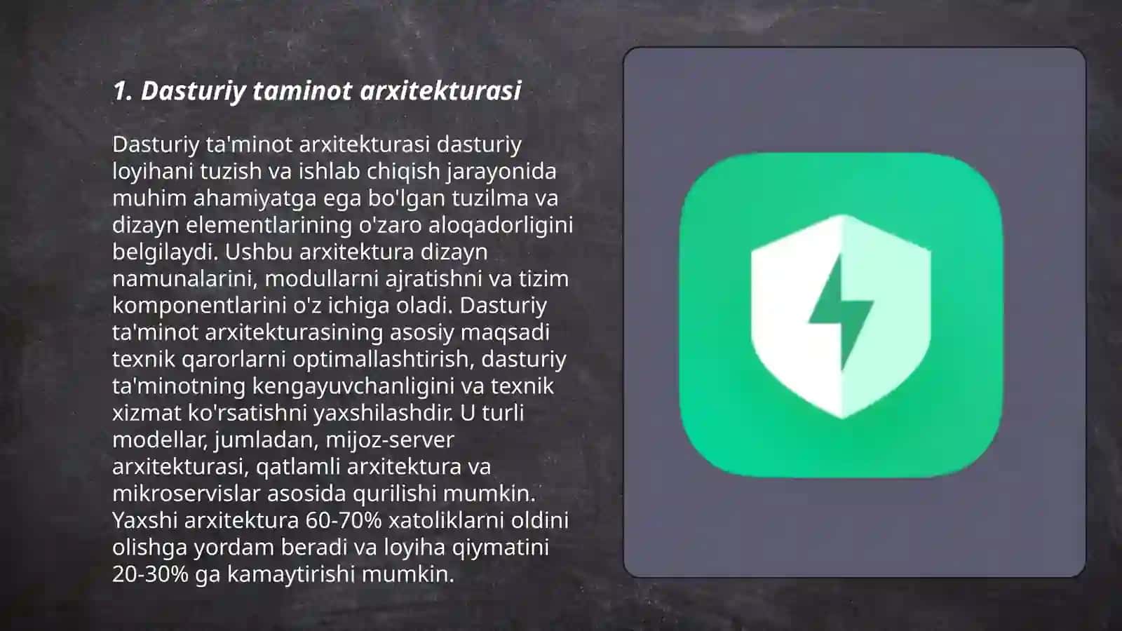 Dasturiy taminotni oʻzaro munosabat modeli 3