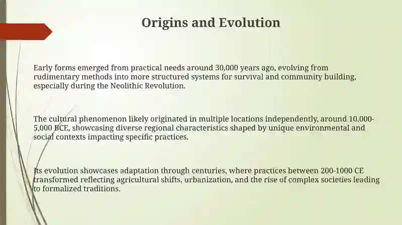 Origins and Evolution 3
