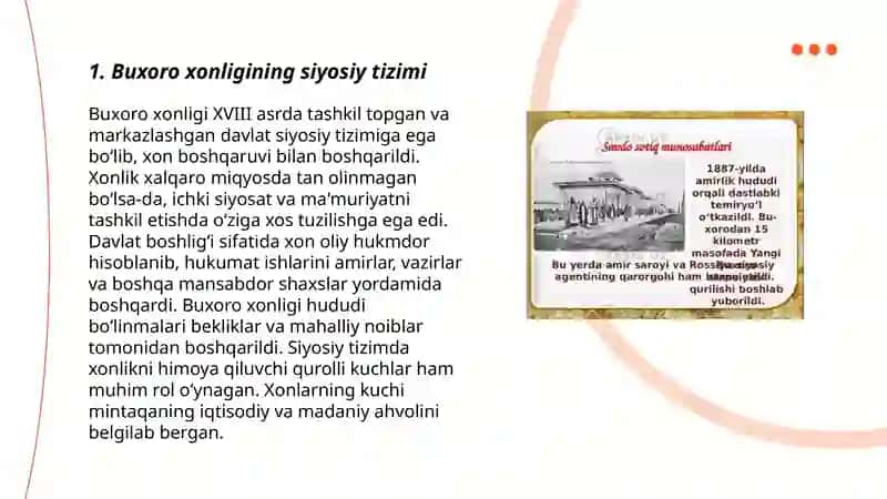 Buxoro xonligi va amirligining ijtimoiy-siyosiy tuzumi va huquqiy tizimi 3
