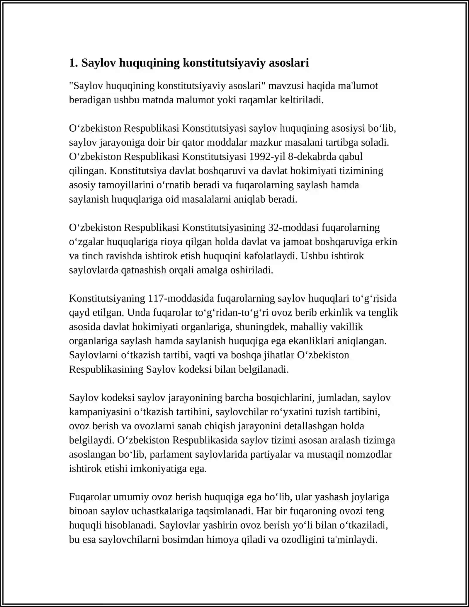 SAYLOV HUQUQINING KONSTITUTSIYAVIY ASOSLARI VA TIZIMI 3