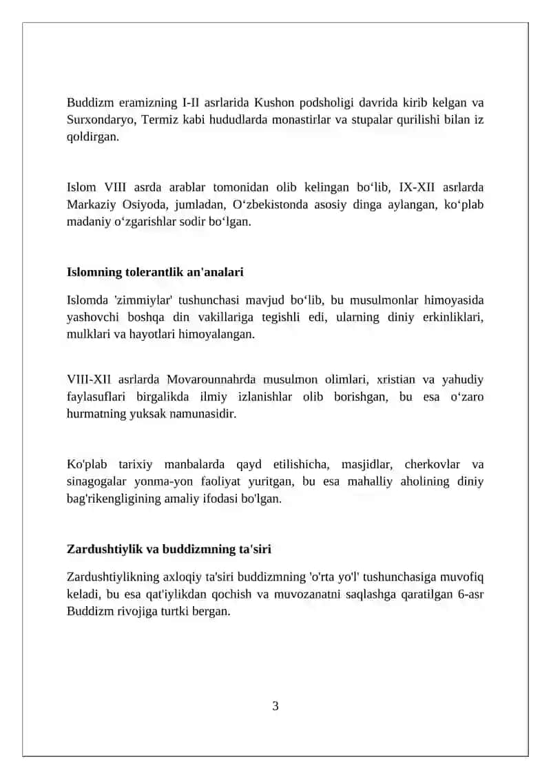 O'zbekistonda konferensiyalararo diniy bag'rikenglikning tarixiy tajribasi 3
