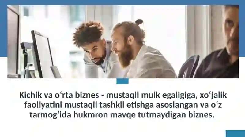 O‘zbekistonda mikro, kichik, o‘rta va yirik biznes toifalari 3