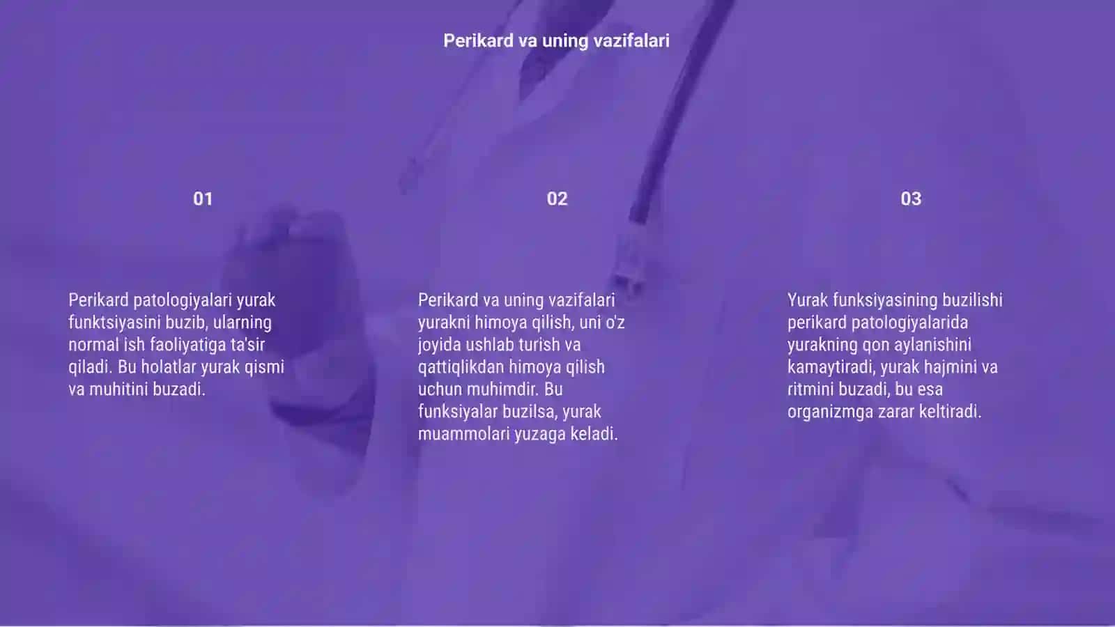 Perikard patologiyasida yurak funksiyasining buzilishlari 3