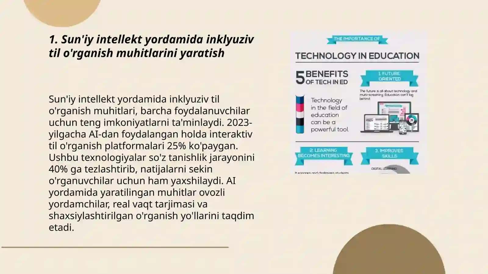 Sun'iy intellekt yordamida inklyuziv til o'rganish muhitlarini yaratish 3