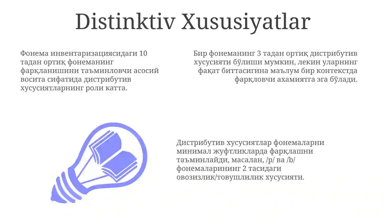 Fonologik opozisiyalar tahlili 3