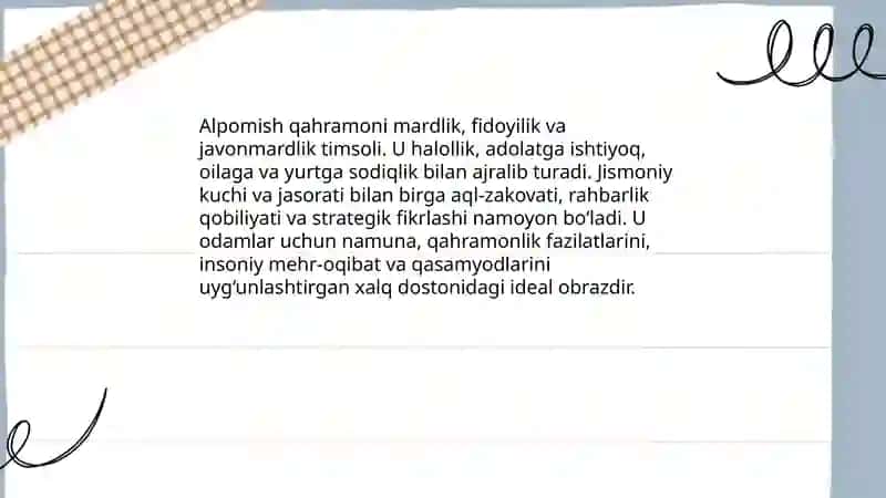 Alpomish dostoni tahlili 3