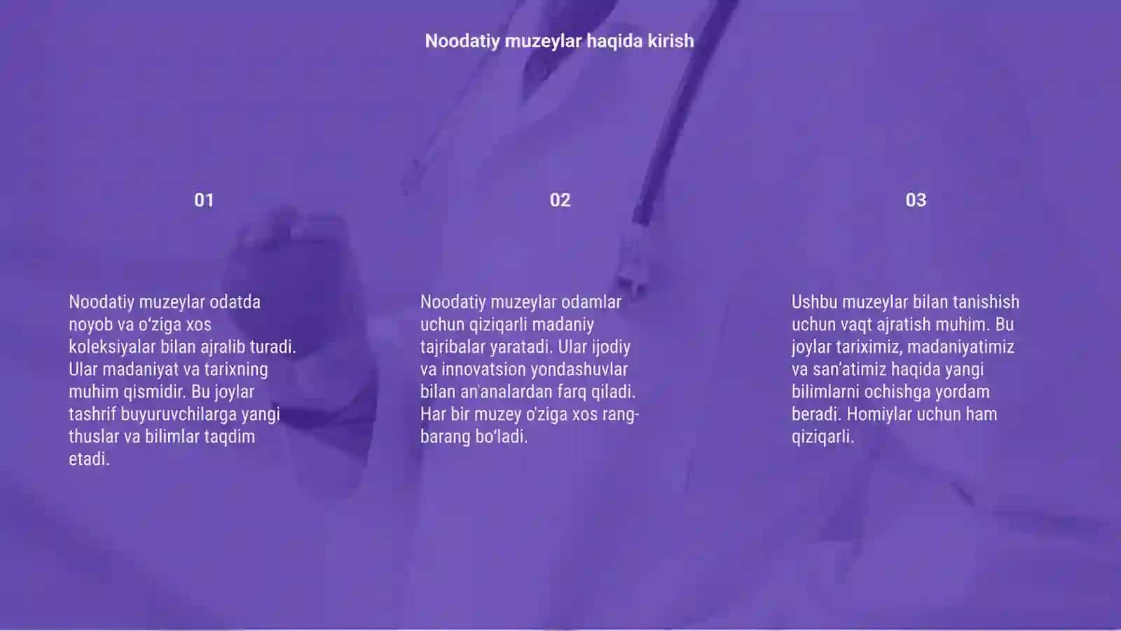 Noodatiy muzeylar 3