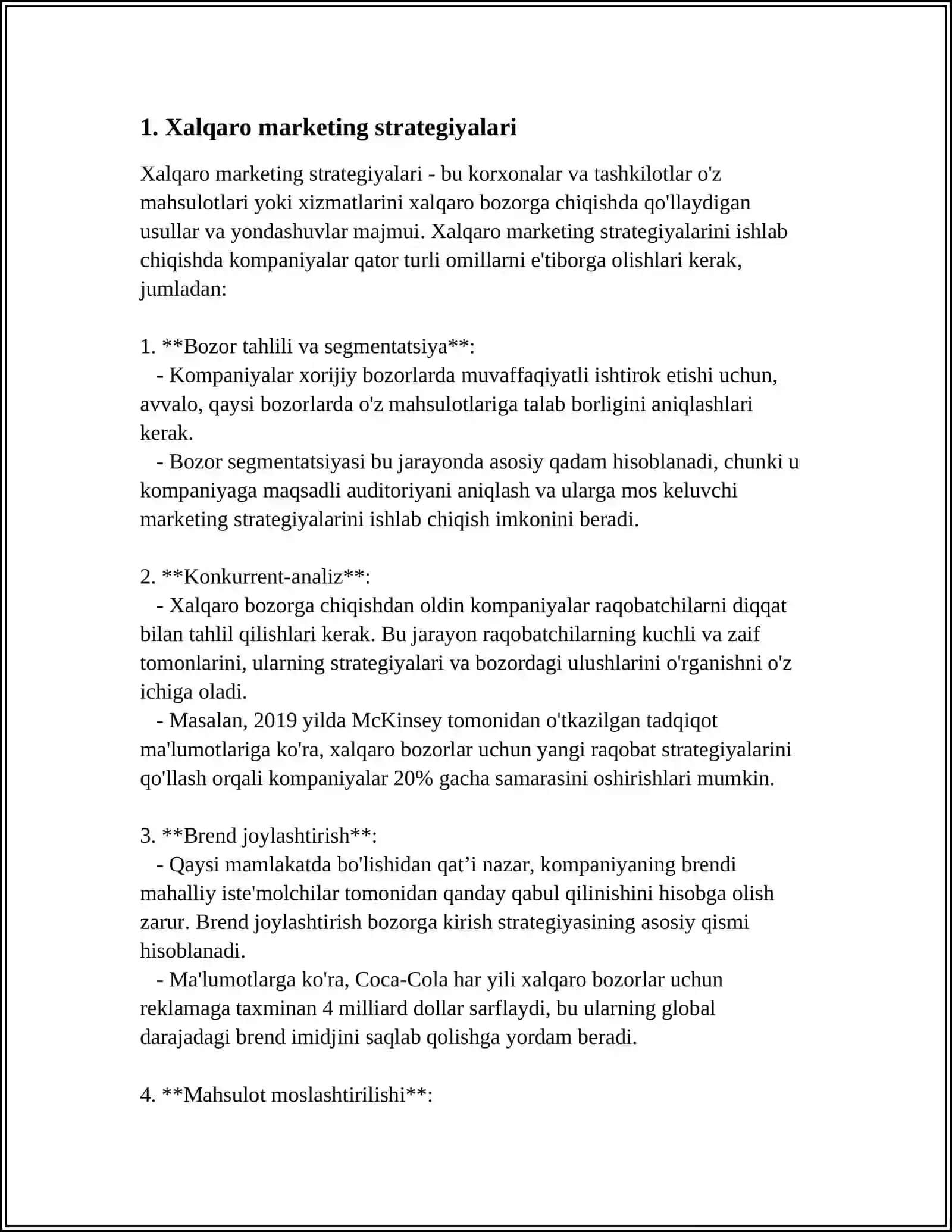 Xalqaro Marketingdagi Tadqiqotlar 3