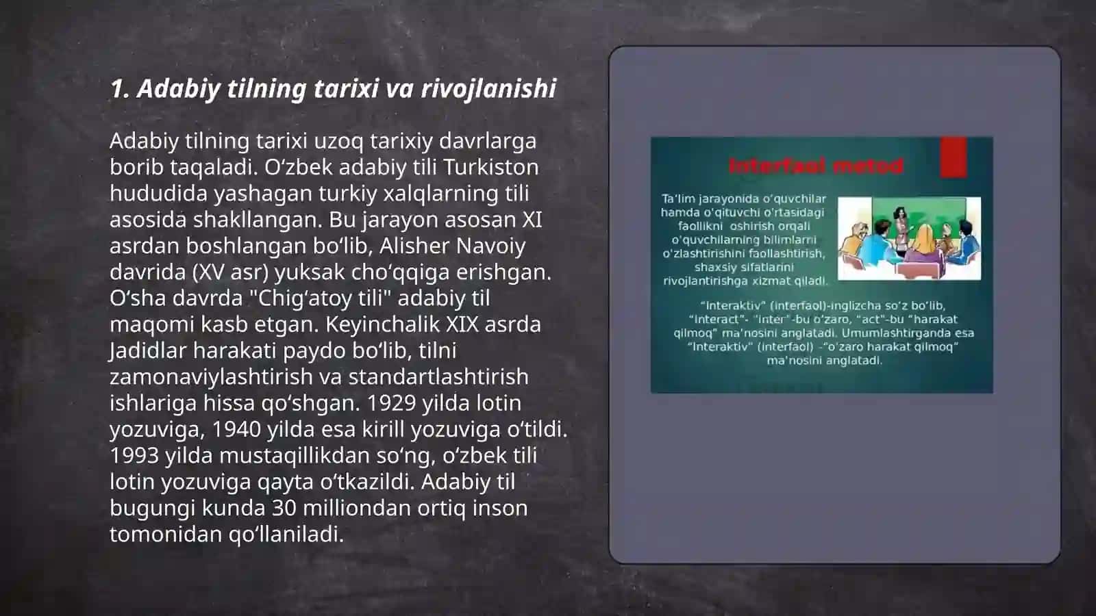 Adabiy Tilning Tarixi va Rivojlanishi 3