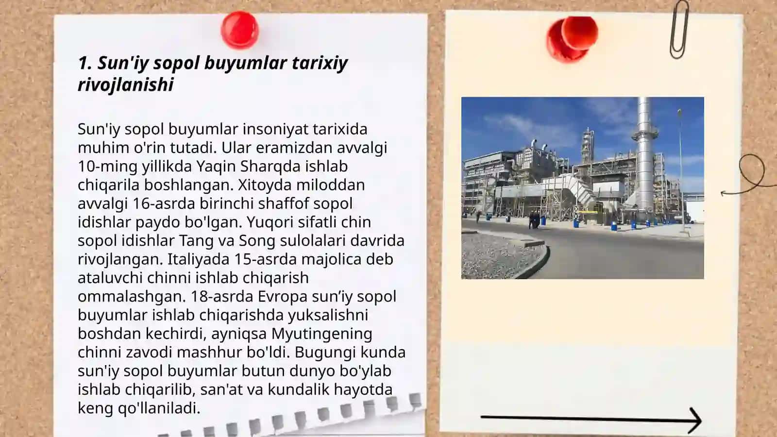 Sun'iy sopol (fayans) buyumlar ishlab chiqarish texnologiyasi 3