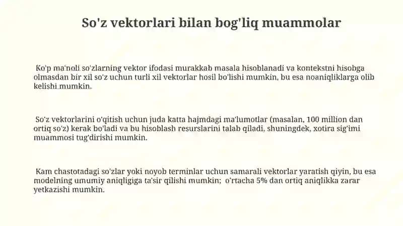 So‘z vektorlari 3