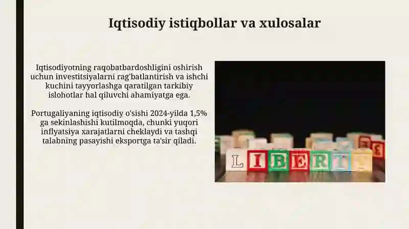 Partugaliya iqtisodiy siyosati 3