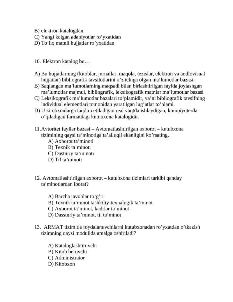 MARC 21 ga asoslangan Avtomatlashtirilgan axborot – Kutubxona tizimi 3