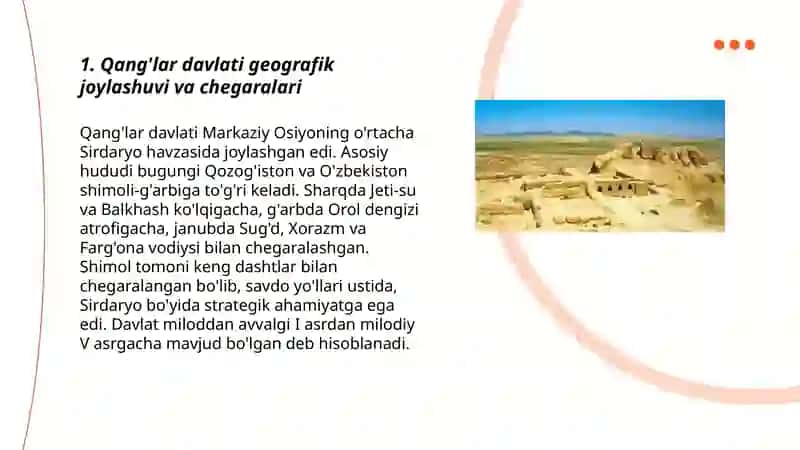 Qang', Davon, Kushon davlatlari tarixiy geografiyasi 3