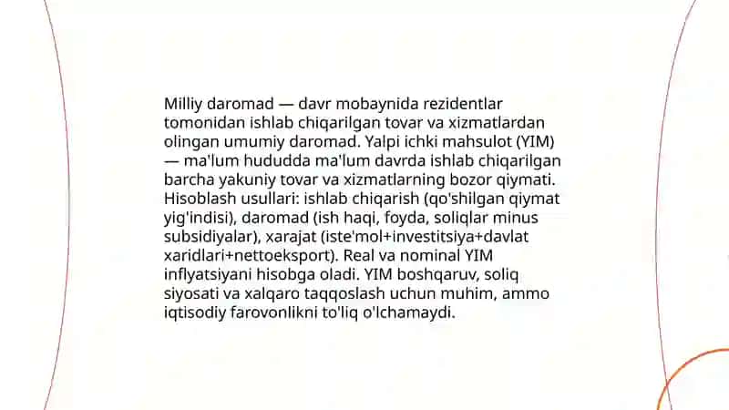 Milliy iqtisodiyot va uning makroiqtisodiy ko'rsatgichlari 3