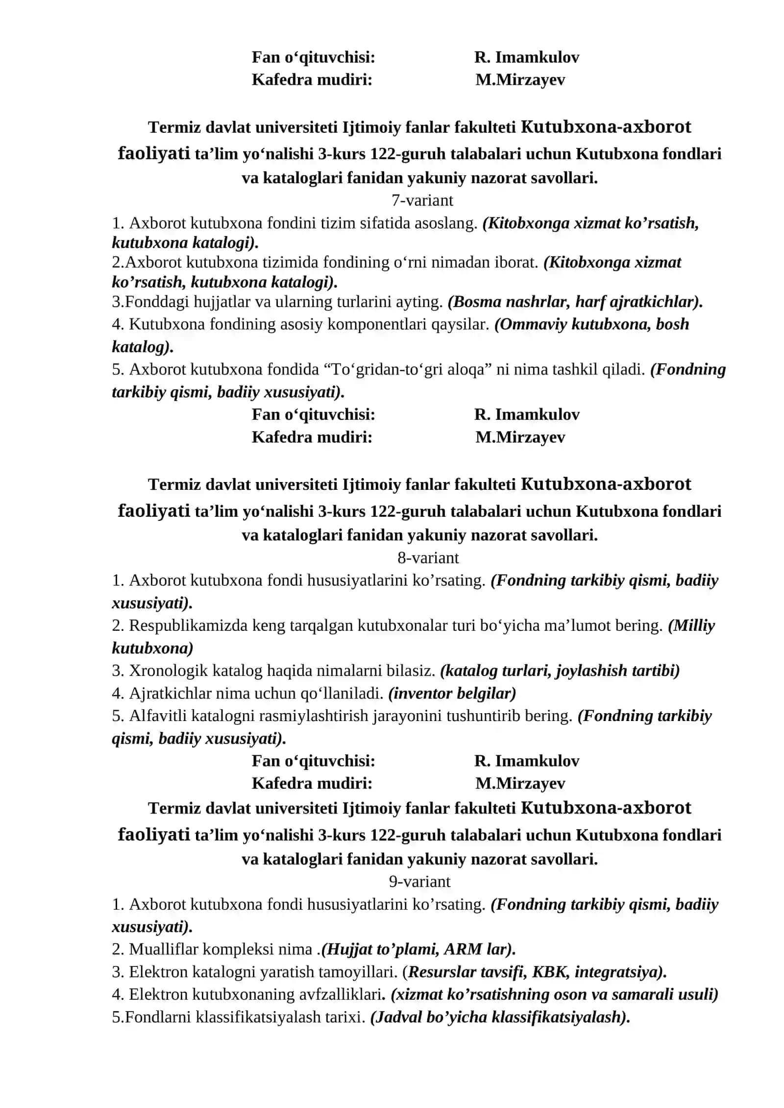 Kutubxona fondlarini tanishuv 3