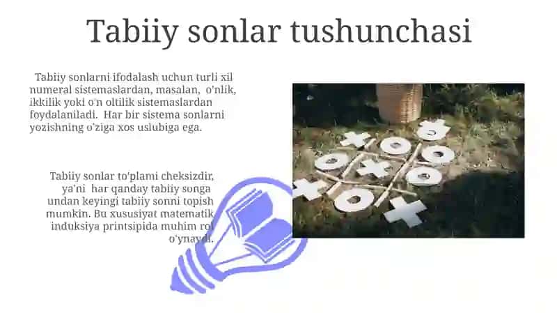 Tabiiy Sonlar va Raqamlar Tushunchasi 3