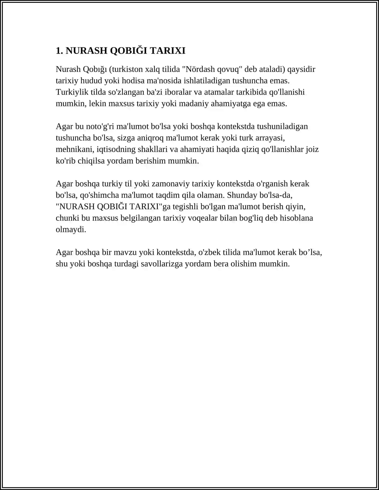 NURASH QOBIĞI 3