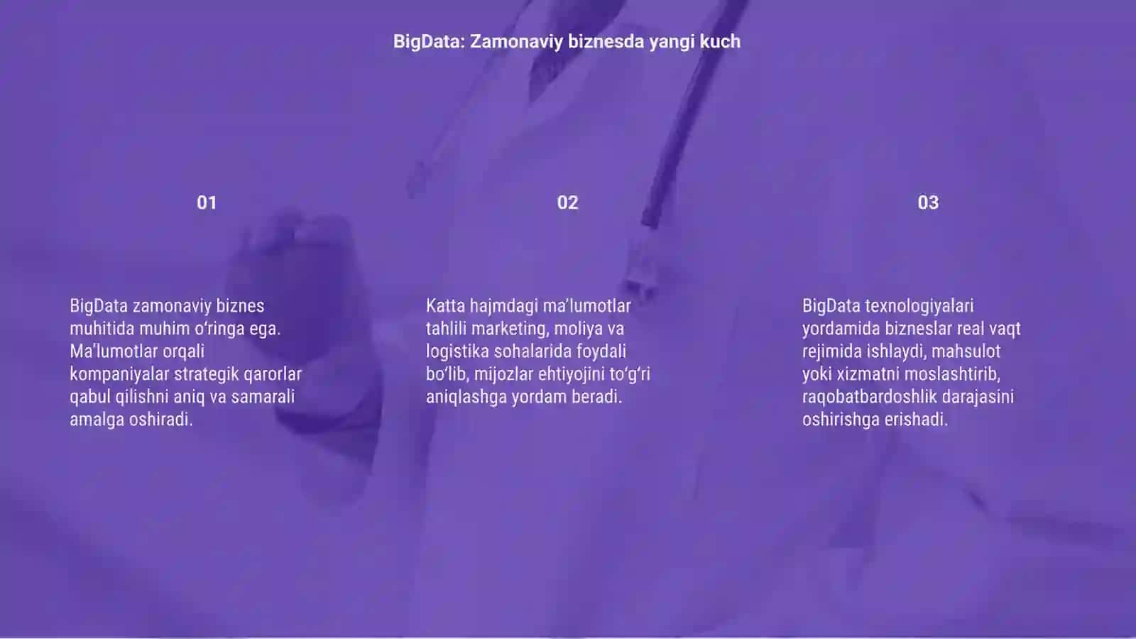 BigData xususiyatlari va ro‘li 3
