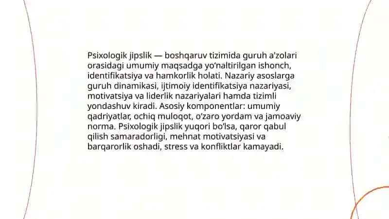Boshqaruv tizimida psixologik jipslik 3