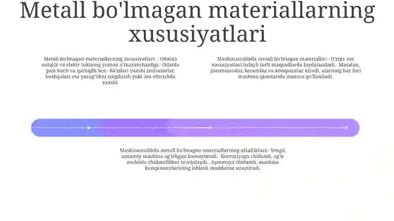 Mashinalar Yaratishda Nometal Materiallardan Foydalanish 3