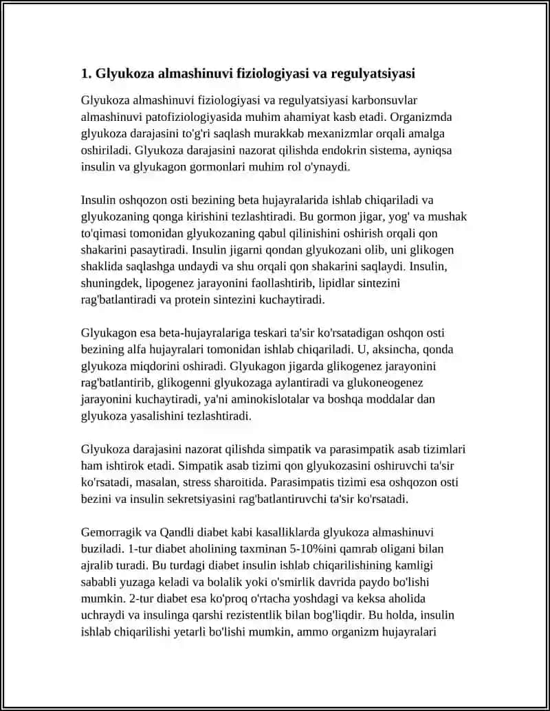 KARBONSUVLAR ALMASHINUVI PATOFIZIOLOGIYASI 3