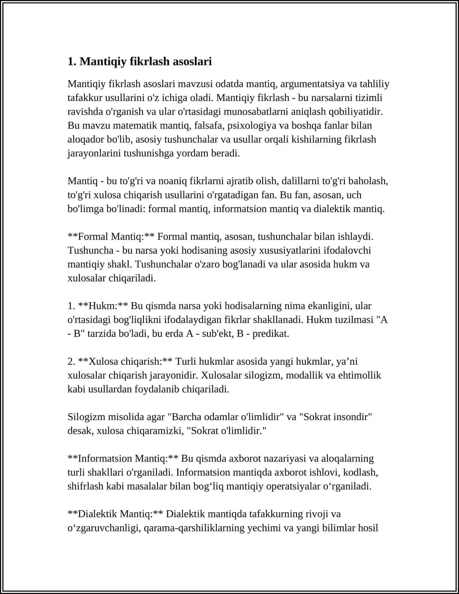 MANTIQ USTIDA AMALLAR 3
