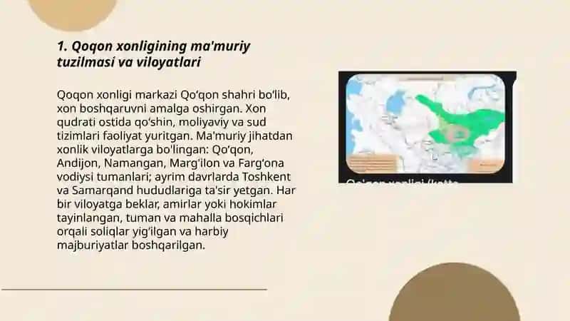 Qoqon xonligining mamuriy xududiy bolinishi 3