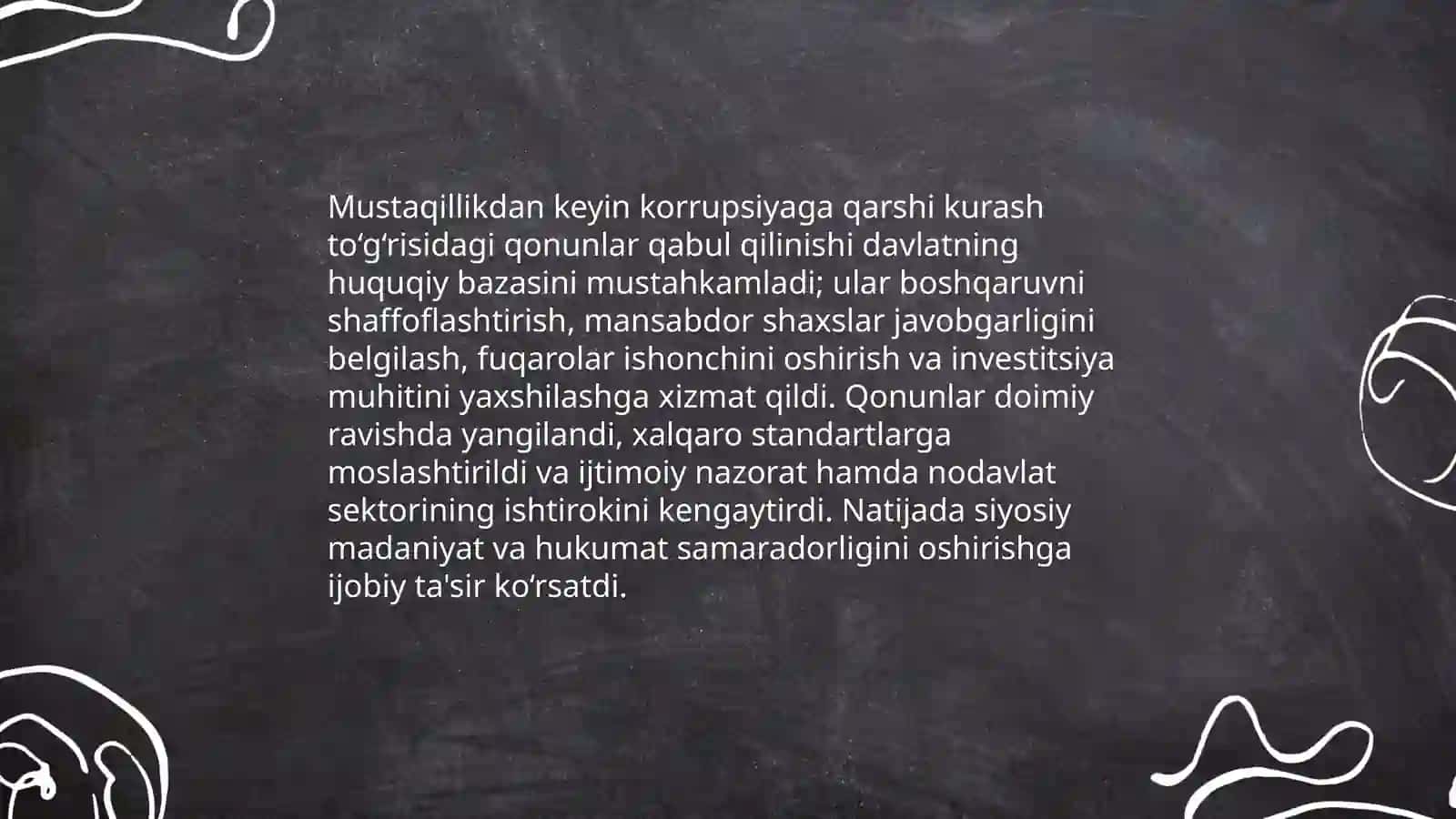 Korrupsiyaga qarshi kurash to’g’risidagi qonun 3