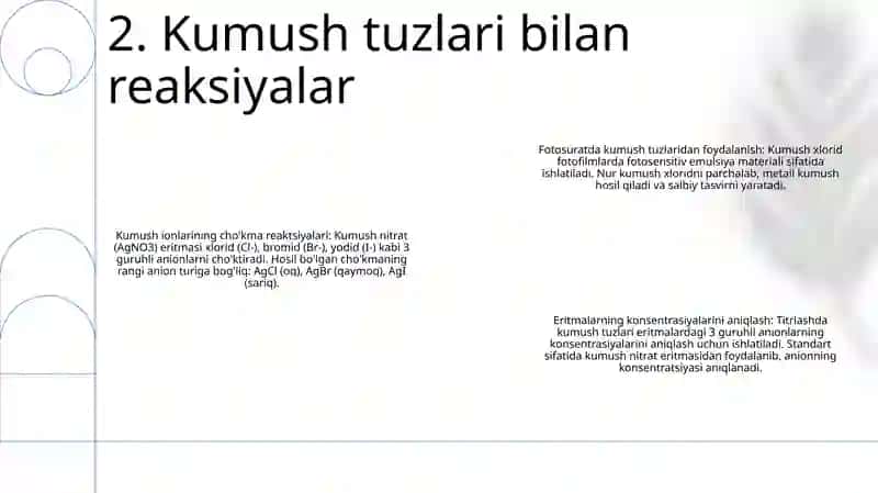 3-Guruh Anionlaring Sifat Reaksiyalari 3