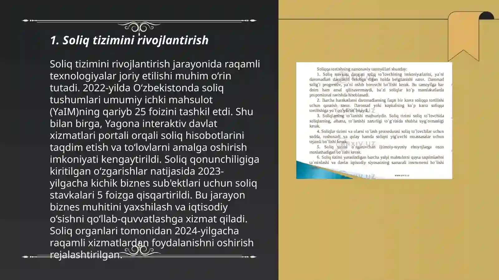 Soliqlar va soliqqa tortish 3