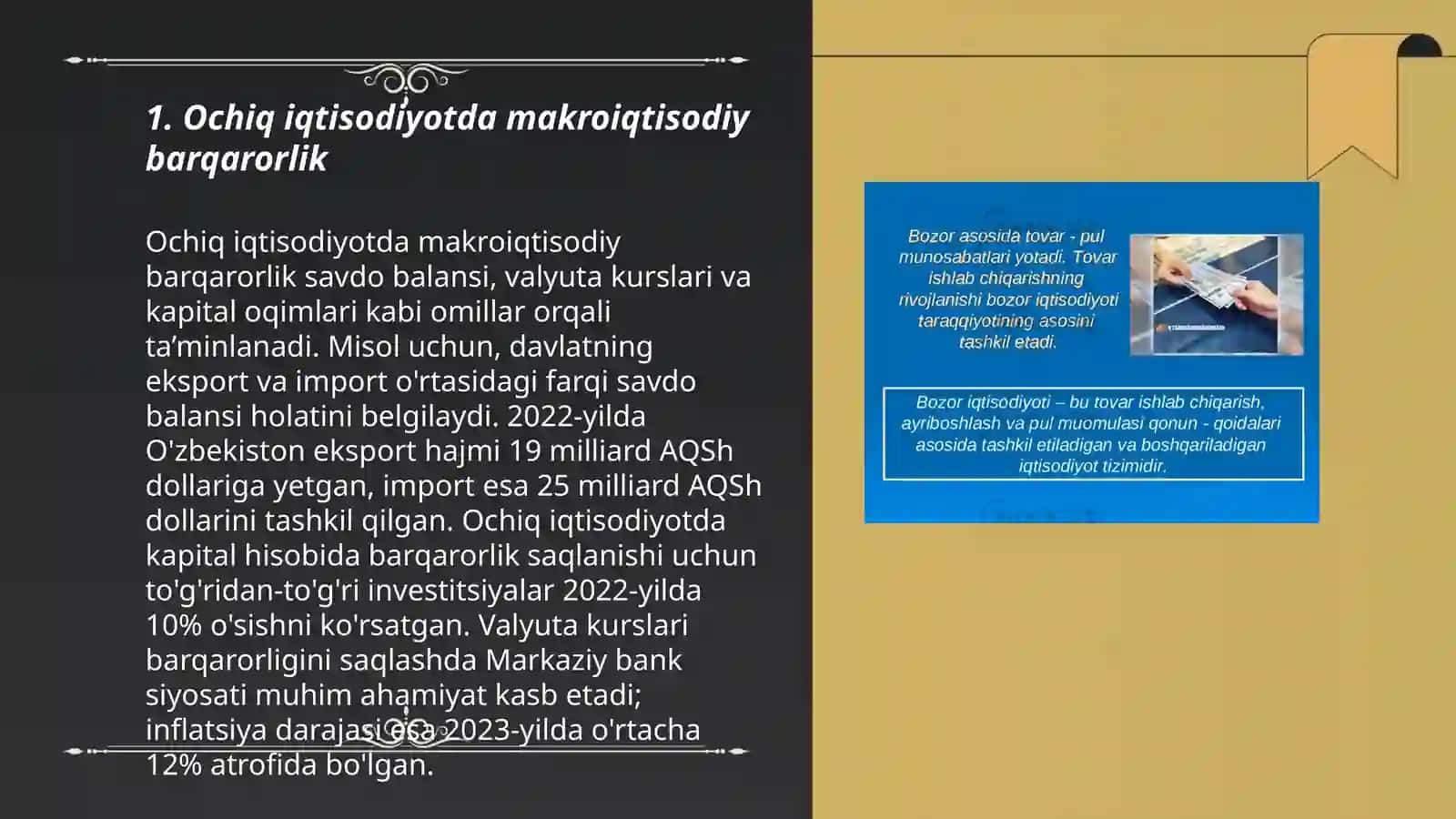 Ochiq iqtisodiyotda pul kredit siyosati 3
