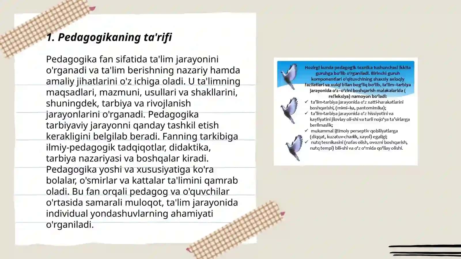 Pedagogika tushunchasi 3
