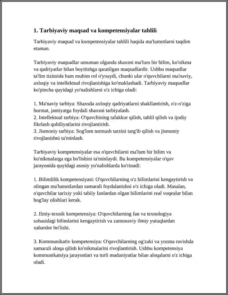 Tarbiya Fani Darsliklari Mazmuni Tahlil Etish 3