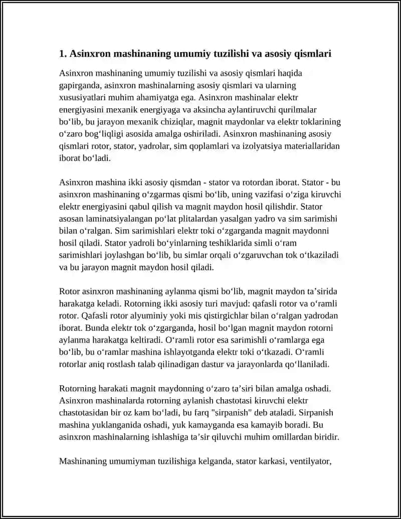 ASINXRON MASHINALARNING TUZILISHI 3