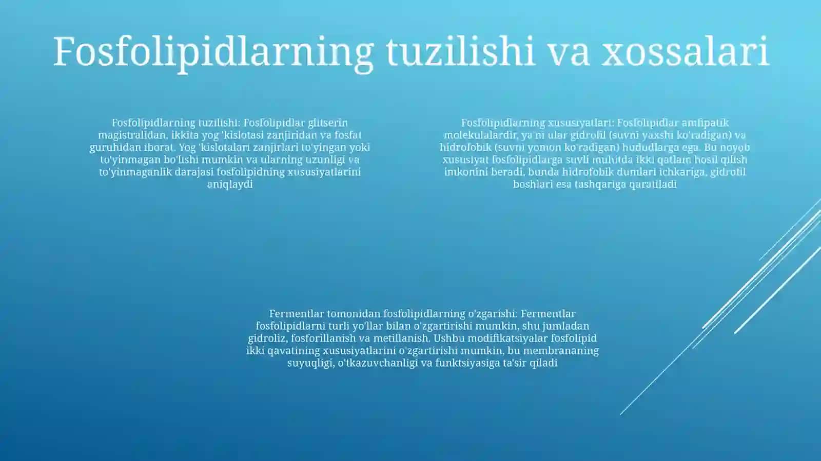 Fosfolipidlar.Litsetinlar Va Kefalinlar. Fermentlar TaʼSirida OʻZgarishi 3