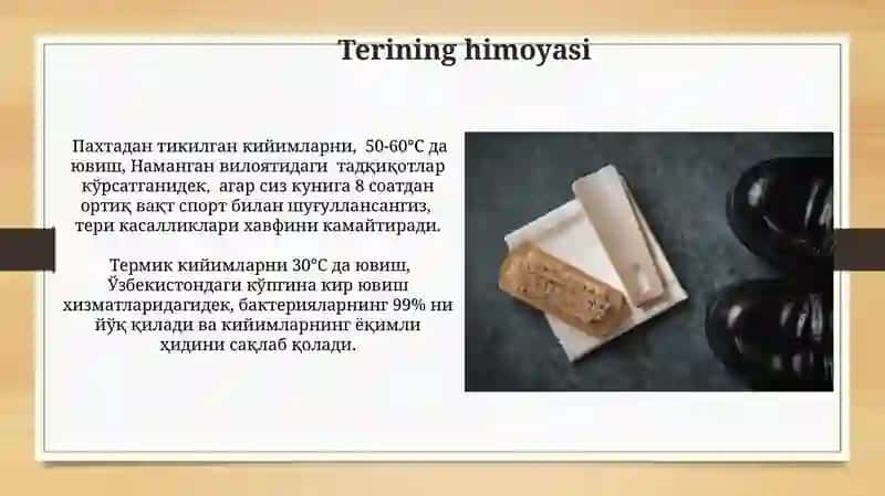 Kiyim-boshlar va oyoq kiyimlari gigiyenasi 3
