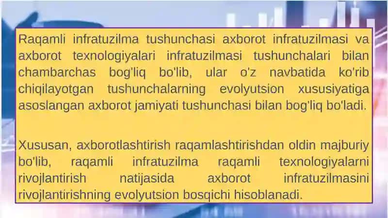 RAQAMLI INFRATUZILMA 3