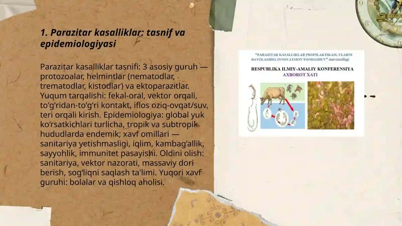 Parazitar kasaliklar va ularni davolash diagnostika usullari 3