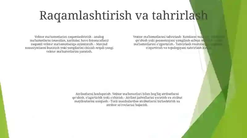 Arcmap Dasturining Asosiy Vazifalari 3
