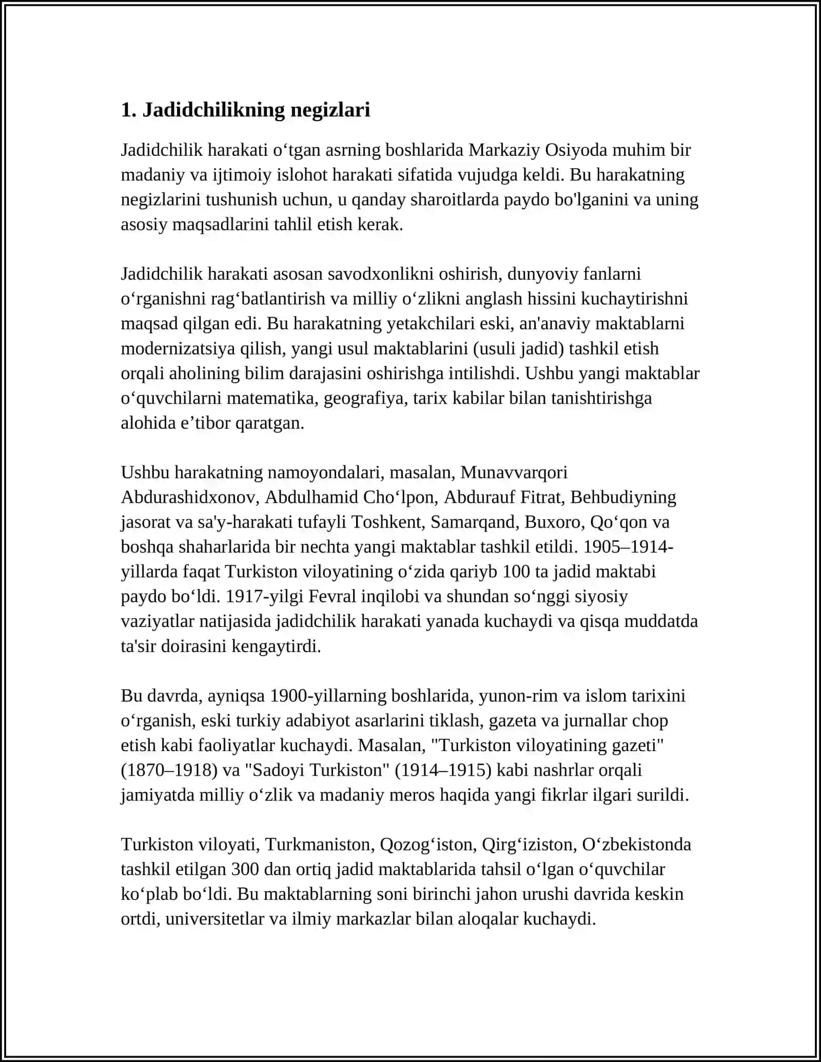 JADIDCHILIK VA MILLIY MATBUOT 3