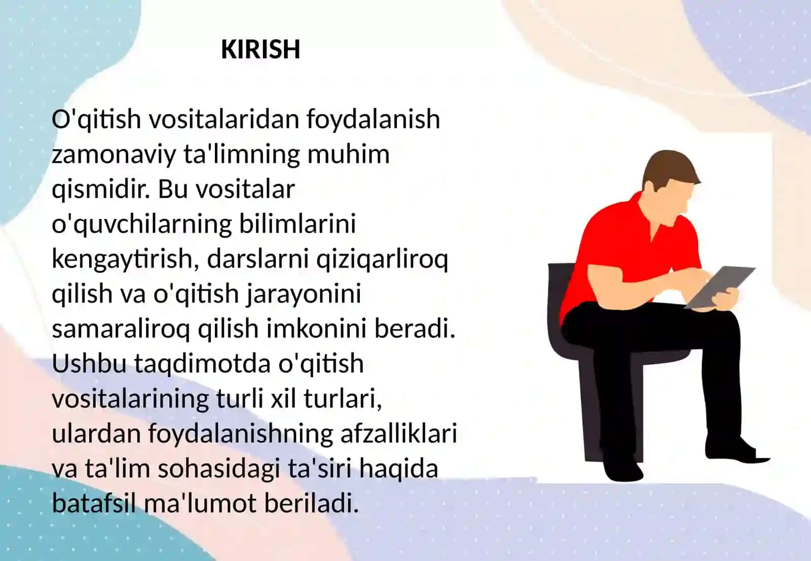 O'qitish vositalaridan foydalanish 3