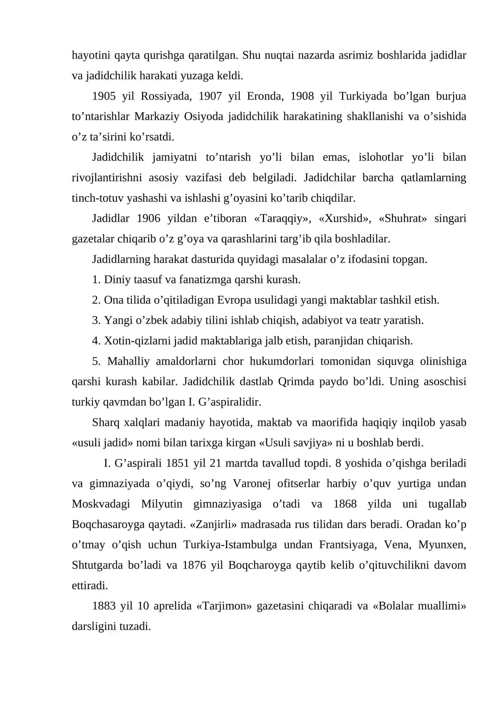 Jadid- ma’rifatparvarlаrining pedagogik g’oyalari 3