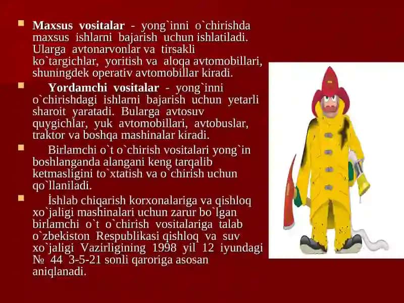 Yong’indan himoyalanishning zamonaviytexnikvositalari 3
