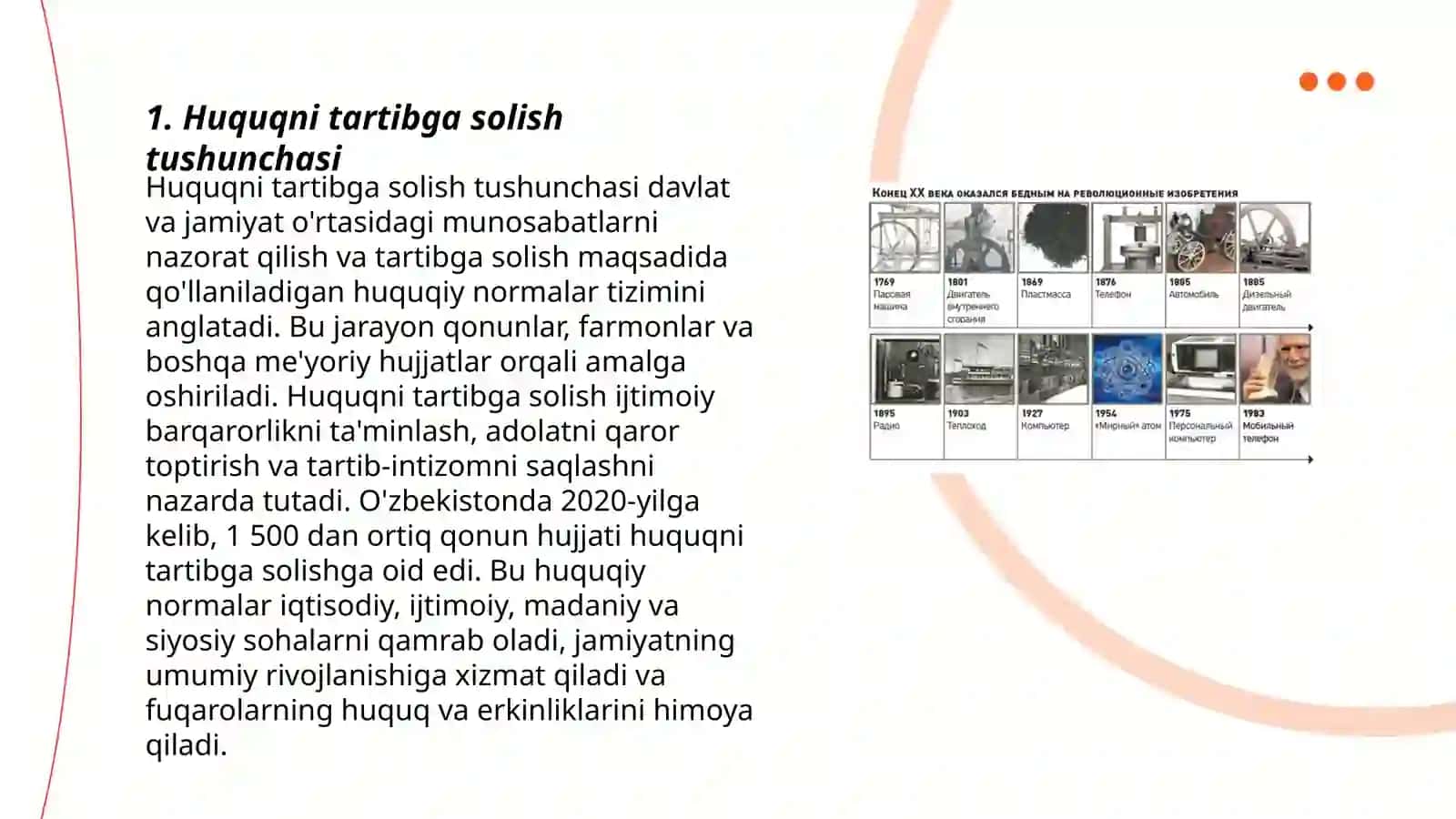 Huquqni tartibga solish mexanizmi va uning tarkibiy qismlari 3