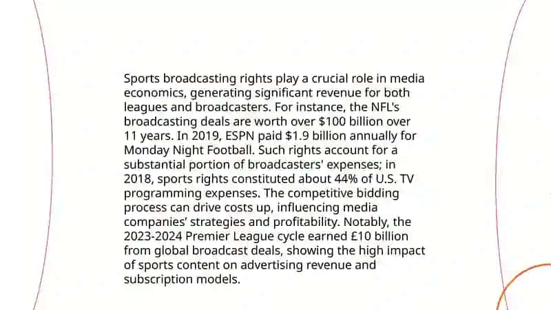 The Economics, Sport, and Media of the USA 3