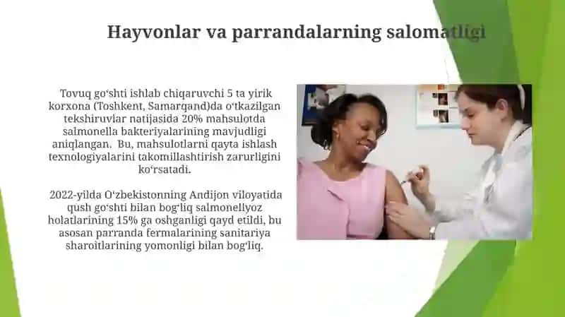 Salmonellezlar epidemiologiyasi, profilaktikasi 3