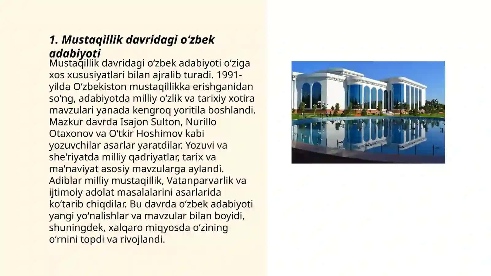 Mustaqillik davridagi oʻzbek adabiyoti 3