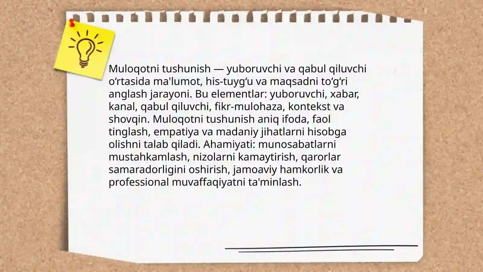 Muloqotni tushunish 3